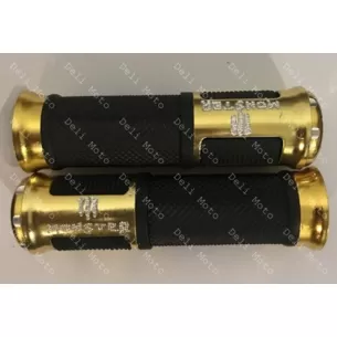 Ручки руля MONSTER пара алюминиевый отбойник (GOLD)