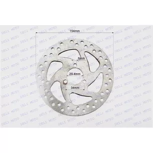 Диск тормозной 154 mm 29,4 mm крепление 3 болта (DISK05)