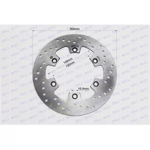Диск тормозной 264mm 130 крепление 6 болтов (DISK60)