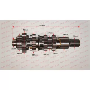 Первичный вал CG/CB 150/250cc 166mm