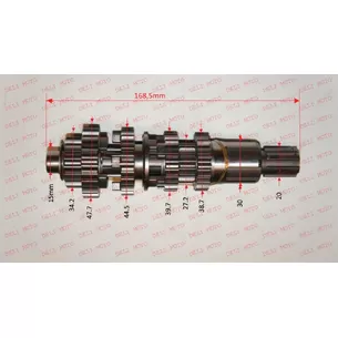 Первичный вал CG/CB 150/250cc 168,5 mm