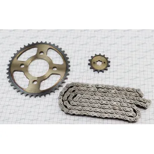 Звезды, цепь к-кт 428H-122L+42T+14T BAJAJ BOXER 150cc