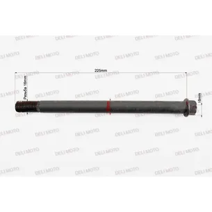 Ось колеса заднего d17mm; L225mm Geon X-Road NEW 200-250
