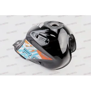 Бак топливный черный с оранжевым рисунком Geon X-Road NEW Light 200-250