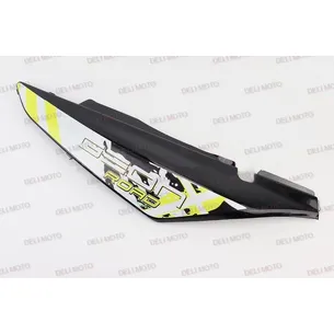 Пластик задний боковой левый черный с желтым рисунком Geon X-Road NEW Light 200-250
