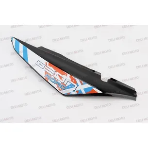 Пластик задний боковой левый черный с оранжевым рисунком Geon X-Road NEW Light 200-250