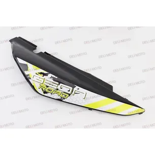 Пластик задний боковой правый черный с желтым рисунком Geon X-Road NEW Light 200-250