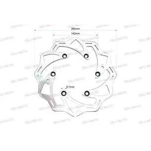 Диск тормозной передний D-265mm Geon Terra-X 250