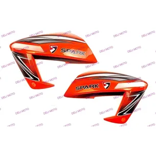 Облицовка топливного бака боковая красный SPARK SP200R-27 (пара)