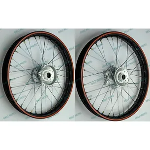 Диск колесный передний Spark SP 250D-7 (с красной полосой)