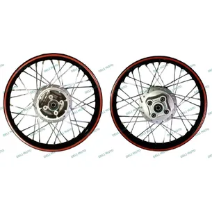 Диск колесный задний Spark SP 250D-7 (с красной полосой)