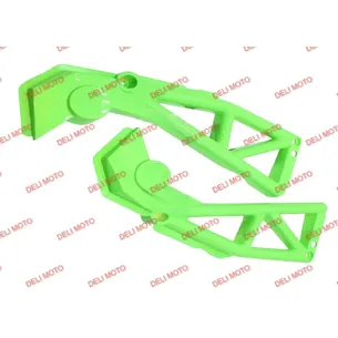 Пластиковая защита рамы (л+п) Musstang Xteet 250 (RTS250-N) Зеленый