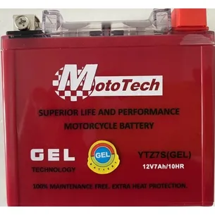 АКБ 7Аh МОТО YTZ7S  гелевый (L 112*W 68*H 108 mm) MotoTech