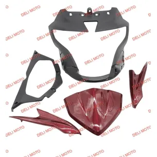 Обтекатель фары (комплект) красный Mustang FIT MT125-8 F (FIT 2018)