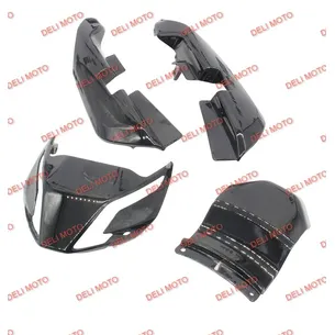 Пластик боковой задний (л+п) черный Mustang FIT MT125-8 F (FIT 2018)