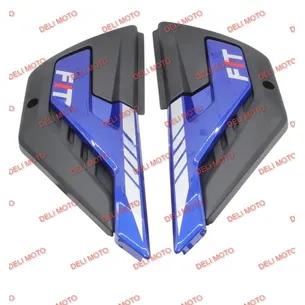 Пластик боковой центральный (л+п) синий Mustang FIT MT125-8 F (FIT 2018)