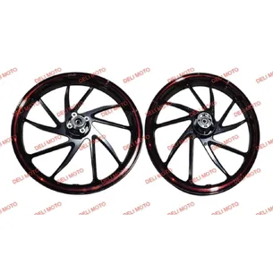 Диск переднего колеса черно-красный Spark SP200R-36