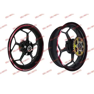 Диск заднего колеса черно-красный SPARK SP300RS-2