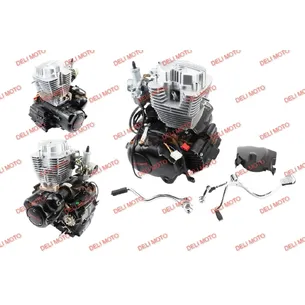 Двигатель мотоциклетный в сборе CGB-200cc (164FMLR)+карбюратор (c балансировочным валом) Viper ZS200R (ZS200A Racer)